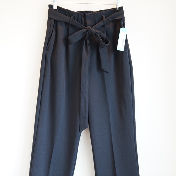 VIOLETS & ROSES Mauve Wide Leg Career Pant - Picture 5 of 6